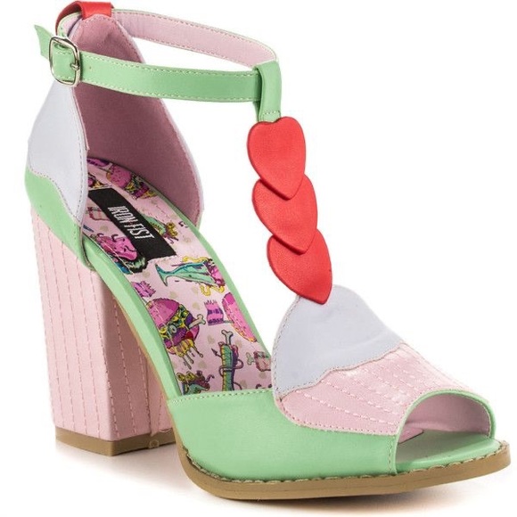 NIB Iron fist cupcake heels!! 🧁🍒 - Picture 1 of 2